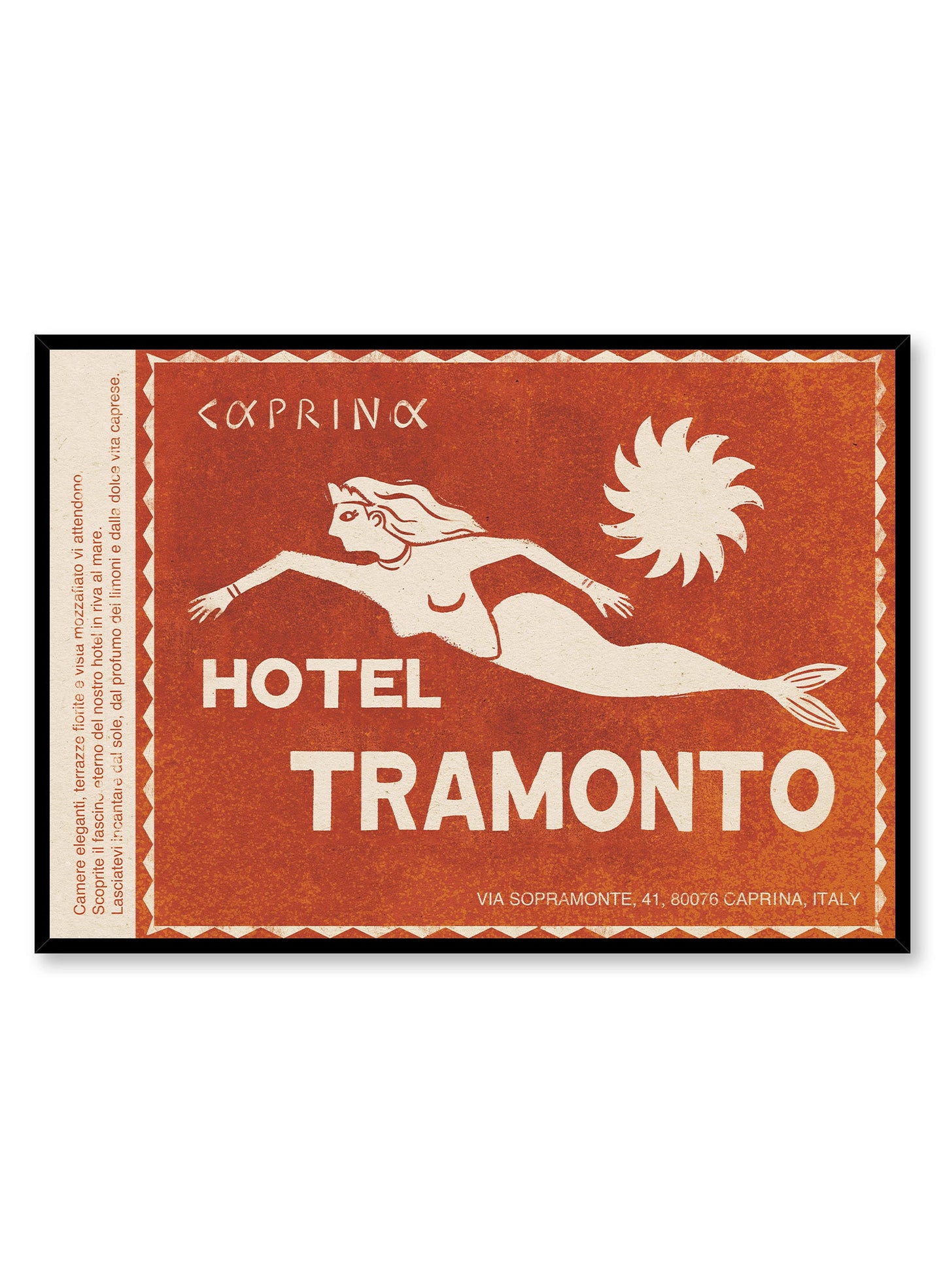 Hotel Tramonto, Poster