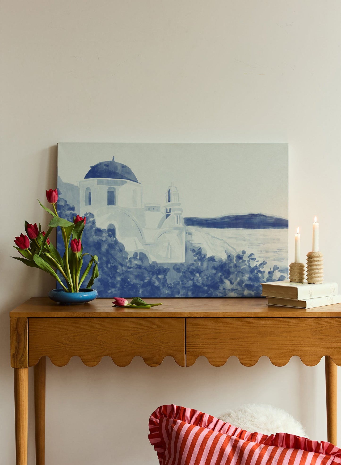 Postcard from Santorini, Poster