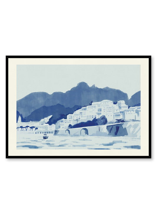 Amalfi Watercolours, Poster